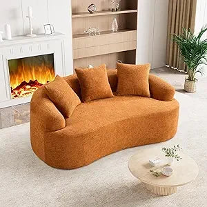 110" Oversized Sectional Sofa for Living Room, Modern Luxury Plush Chenille 4-Seater Extra Deep & Wide Seat Curved Cloud Couch w