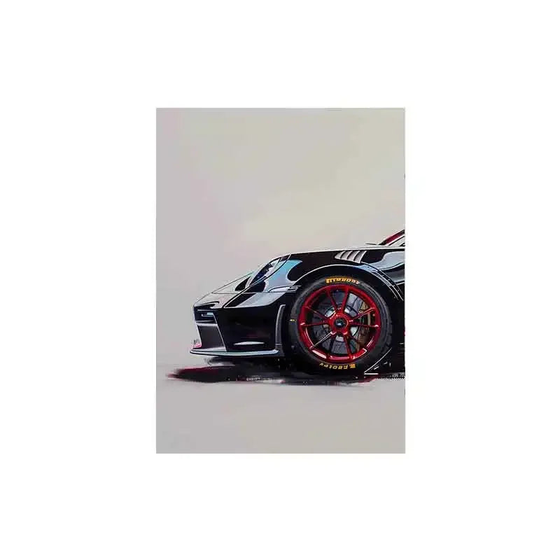 Fashionable Popular Super Sports Car GT3 RS Graffiti Wall Art, HD Canvas Print Poster, Home, Living Room, Room Decoration