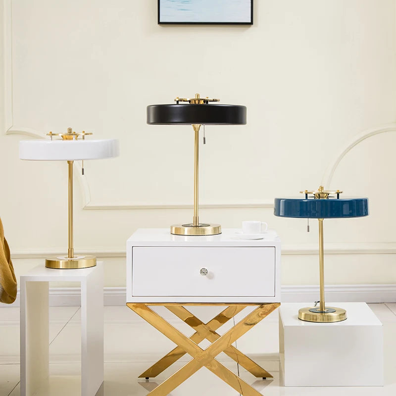 Nordic Bedside Lamp Pull Wire