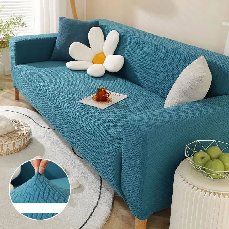 Sofa Cover For Living Room Thick Jacquard Elastic All-Inclusive Couch Cover Stretch L-shaped Corner Sofa Slipcovers 1/2/3/4Seate