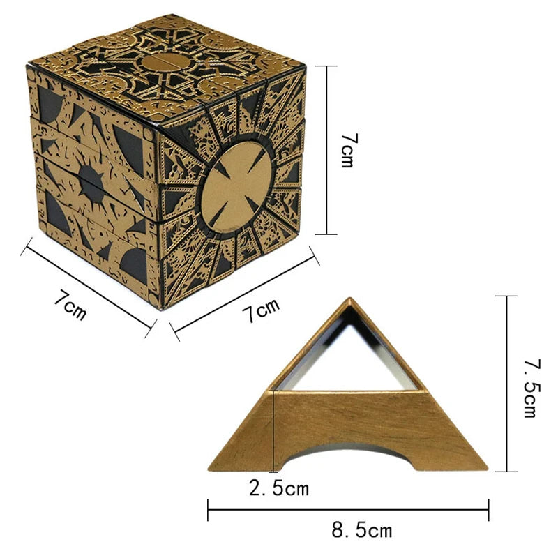 1PC Working Lemarchand's Lament Configuration Lock Puzzle Box from Hellraiser Decor Creative with Lock  Detachable Magic Cube