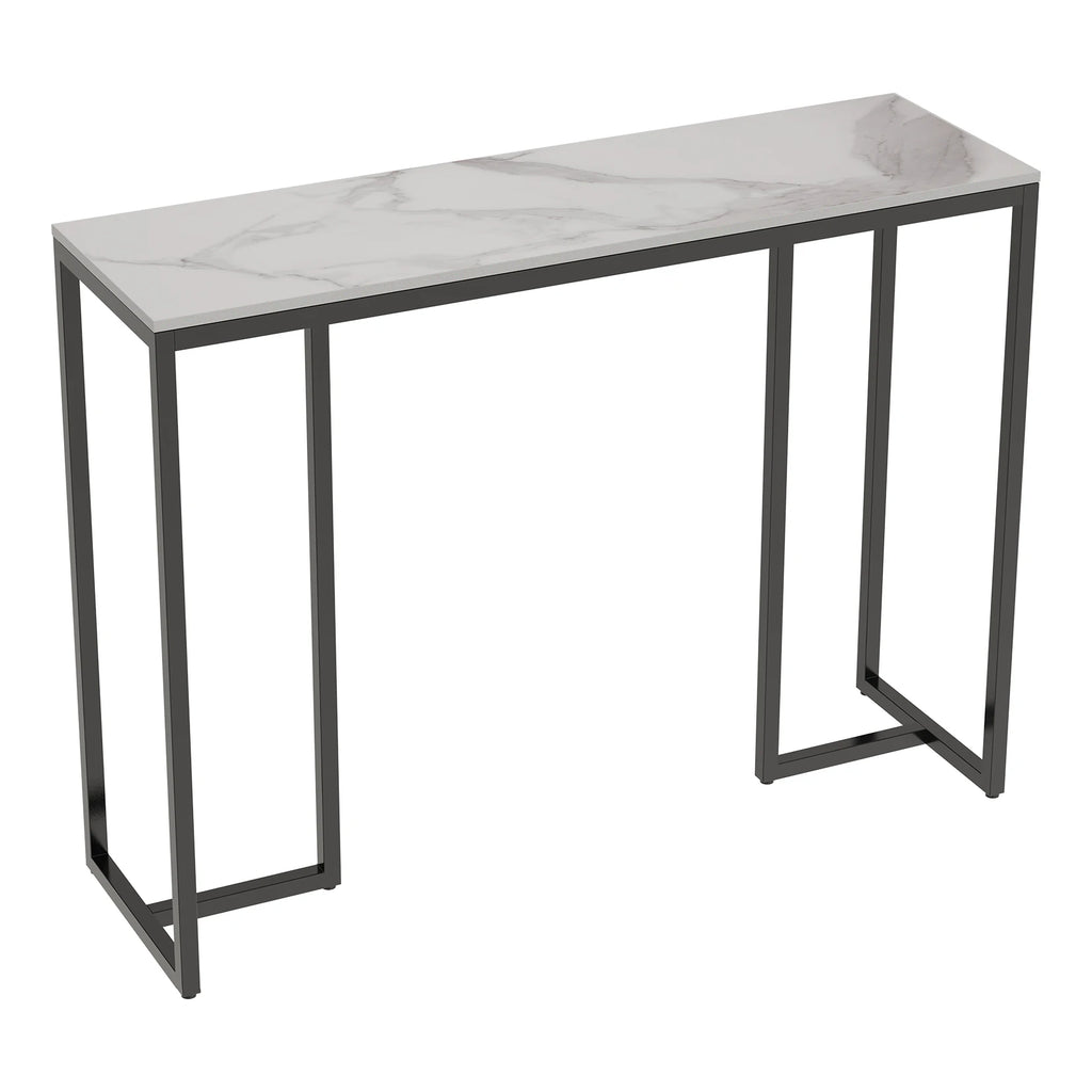 Marble Console Table Entryway Hall Furniture