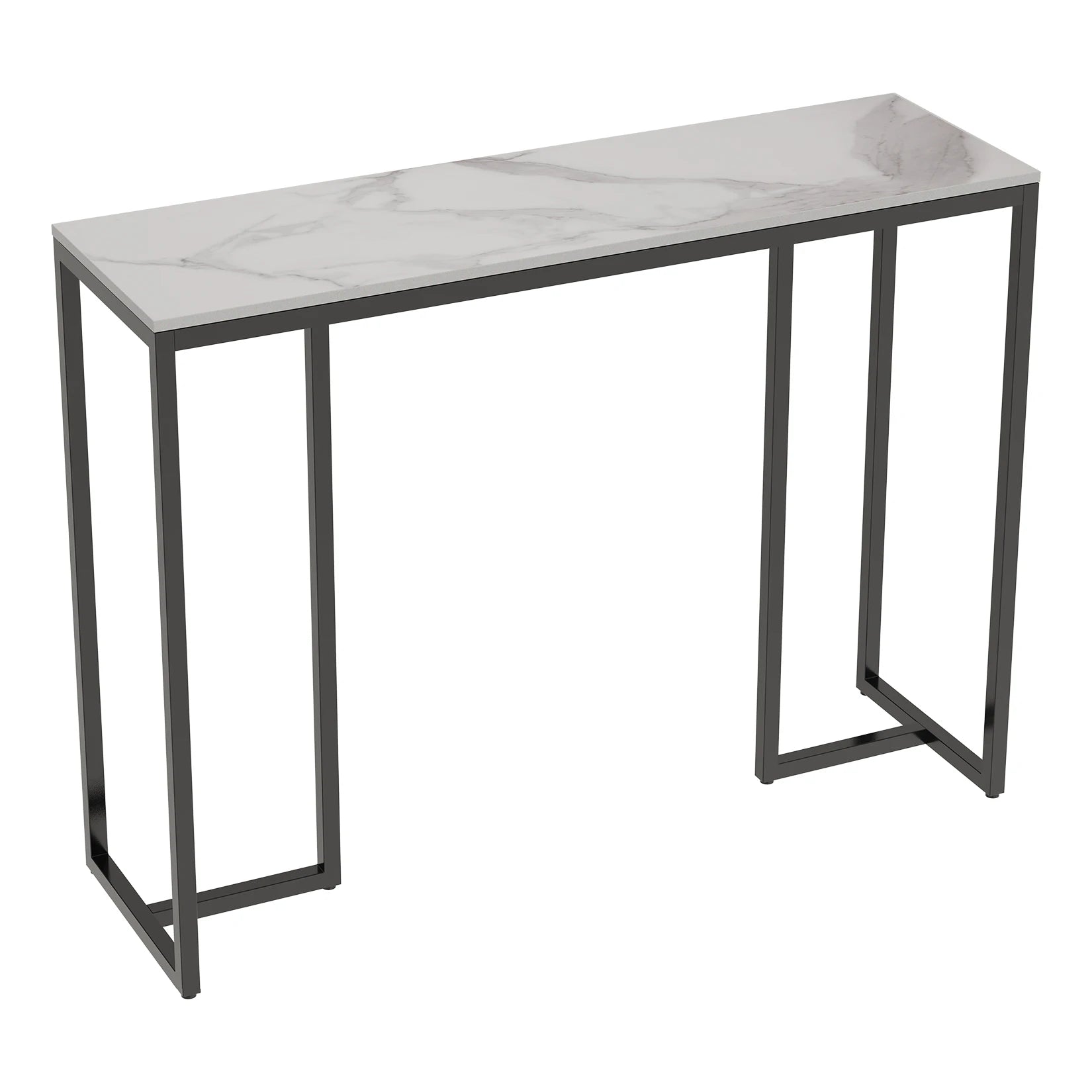 Marble Console Table Entryway Hall Furniture