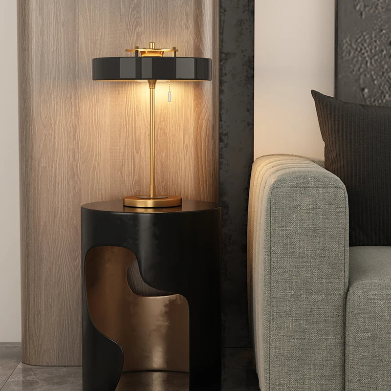 Nordic Bedside Lamp Pull Wire