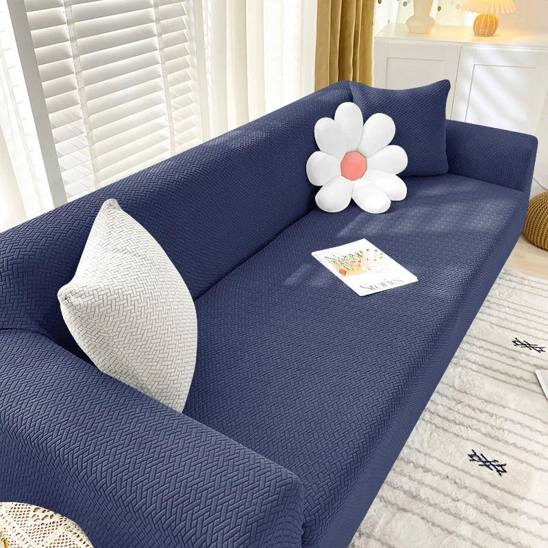 Sofa Cover For Living Room Thick Jacquard Elastic All-Inclusive Couch Cover Stretch L-shaped Corner Sofa Slipcovers 1/2/3/4Seate