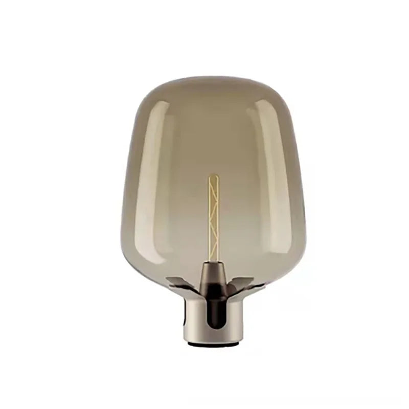 Nordic Creative Fashion Needle Tip Micro Cover Glass LED Desk Lamp Modern Living Room Study Bedroom Decoration Art Bedside Light