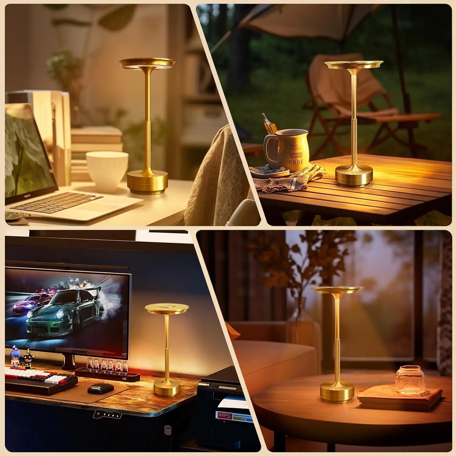 Rechargeable Table Lamp LED Touch Sensor