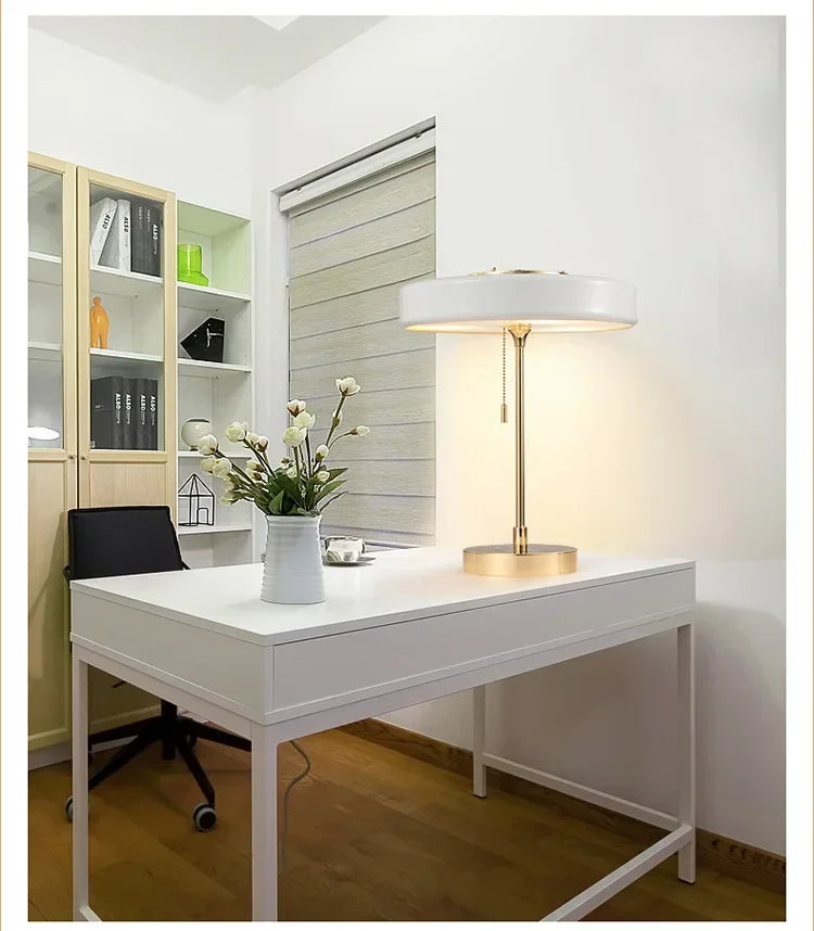 Nordic Bedside Lamp Pull Wire