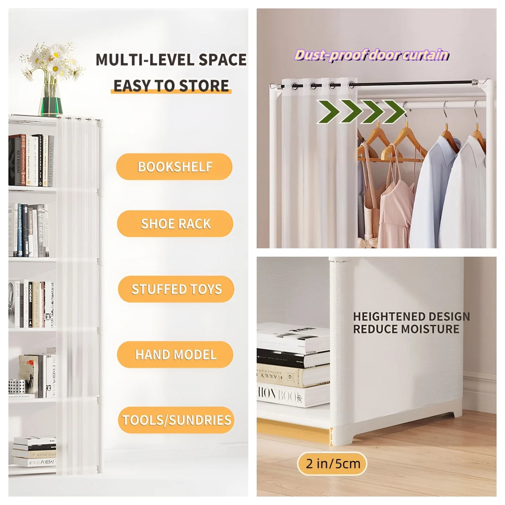 6 Layers Dust proof Wardrobe Closet Storage