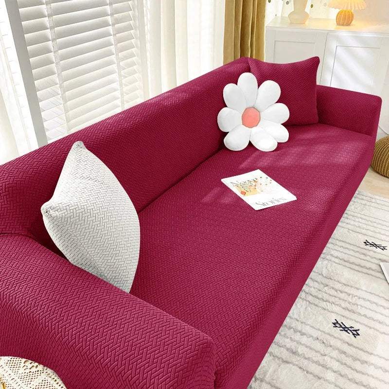 Sofa Cover For Living Room Thick Jacquard Elastic All-Inclusive Couch Cover Stretch L-shaped Corner Sofa Slipcovers 1/2/3/4Seate