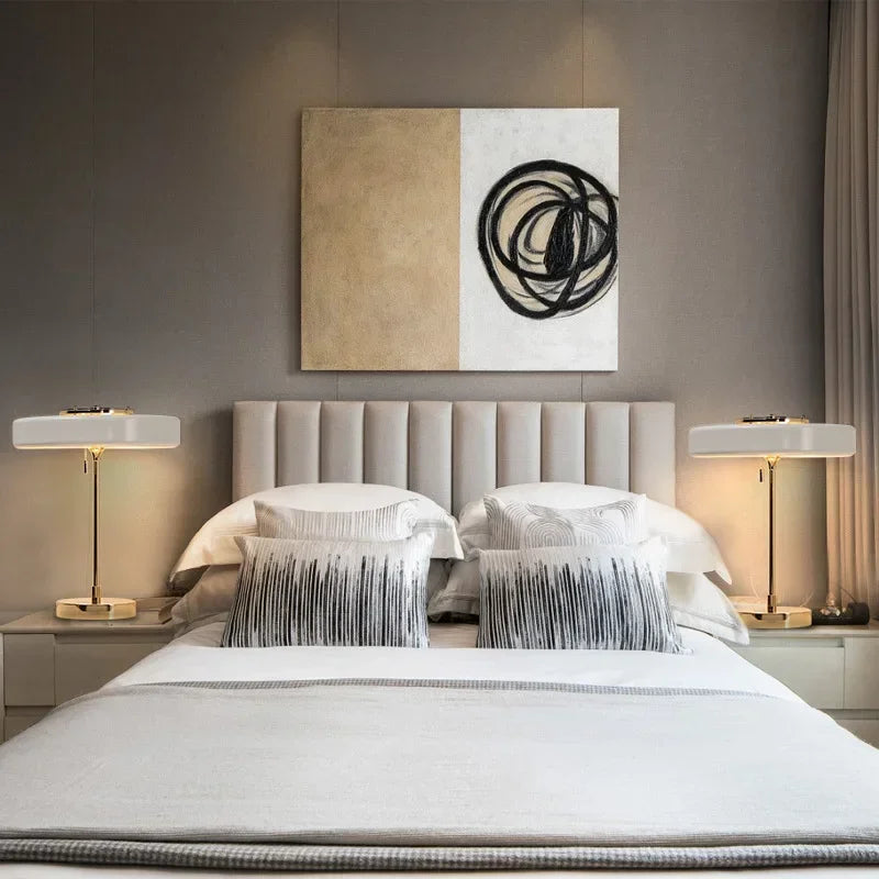 Nordic Bedside Lamp Pull Wire