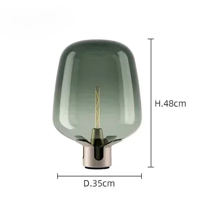 Nordic Creative Needle Tip Micro Cover Glass LED Desk Lamp