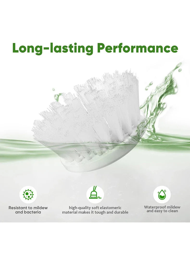 Electric Spin Scrubber Bathroom Cleaning Brush Power Scrubber with 5 Replaceable Brush Heads Electric Cleaning Brush