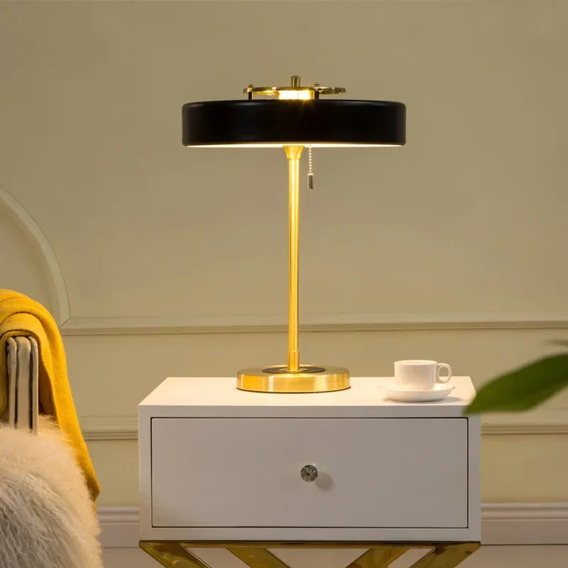 Nordic Simple Personality Bedroom Bedside Lamp Pull Wire Postmodern Fashion Light Designer Creative Light Living Room Study