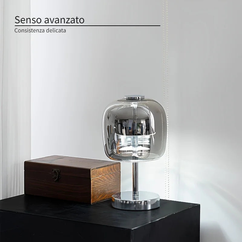 Decorative study glass lamp