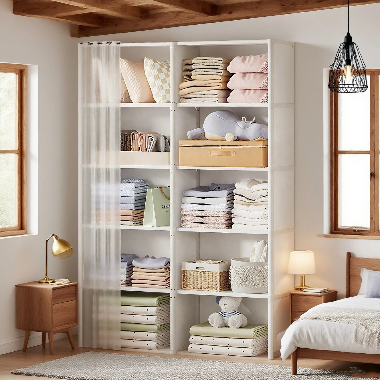 6 Layers Dust proof Wardrobe Closet Storage