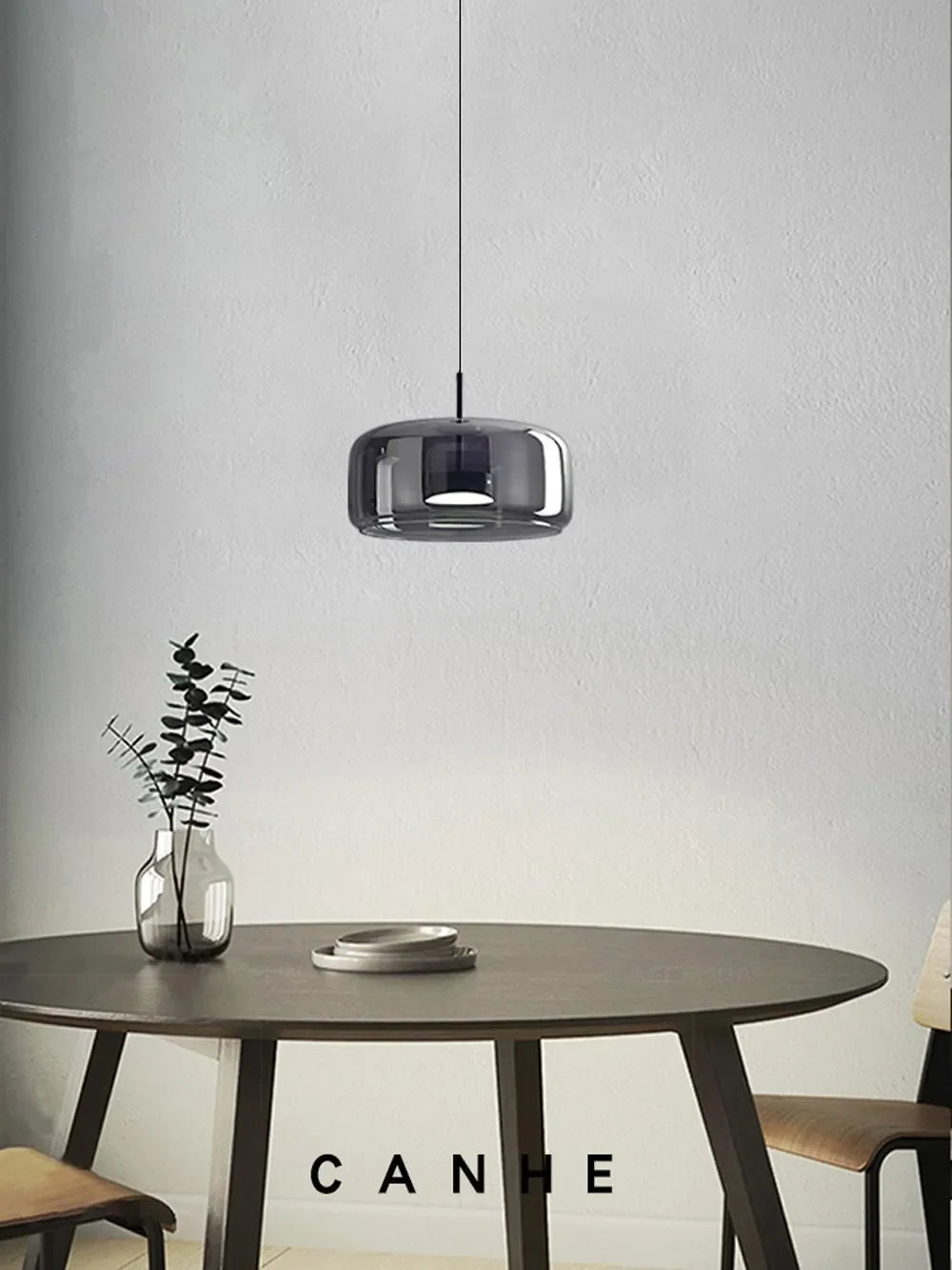 Nordic LED Glass Pendant Light Simple Modern Restaurant Bar Counter Coffee Shop Bedside Interior Decoration Lighting Fixtures