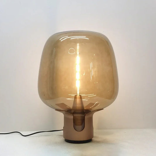 Nordic Creative Fashion Needle Tip Micro Cover Glass LED Desk Lamp Modern Living Room Study Bedroom Decoration Art Bedside Light