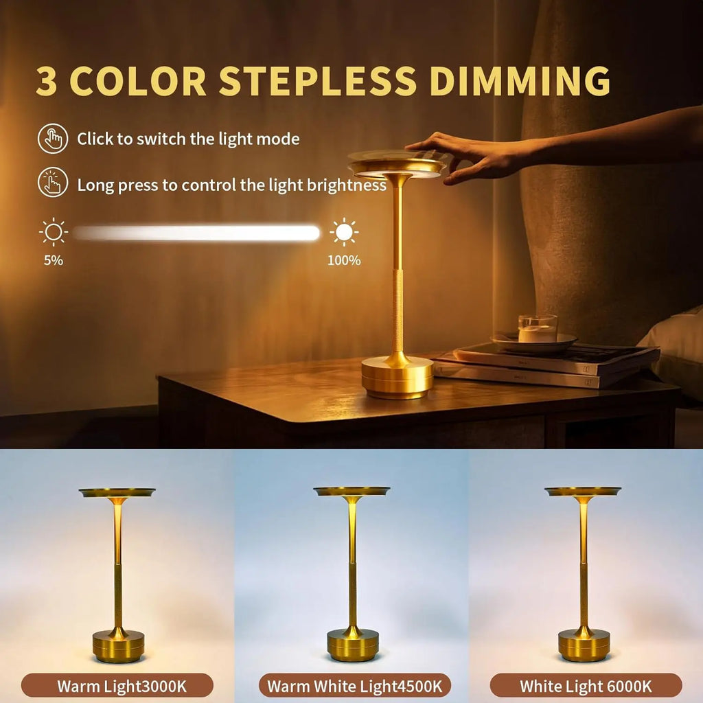 Rechargeable Table Lamp LED Touch Sensor