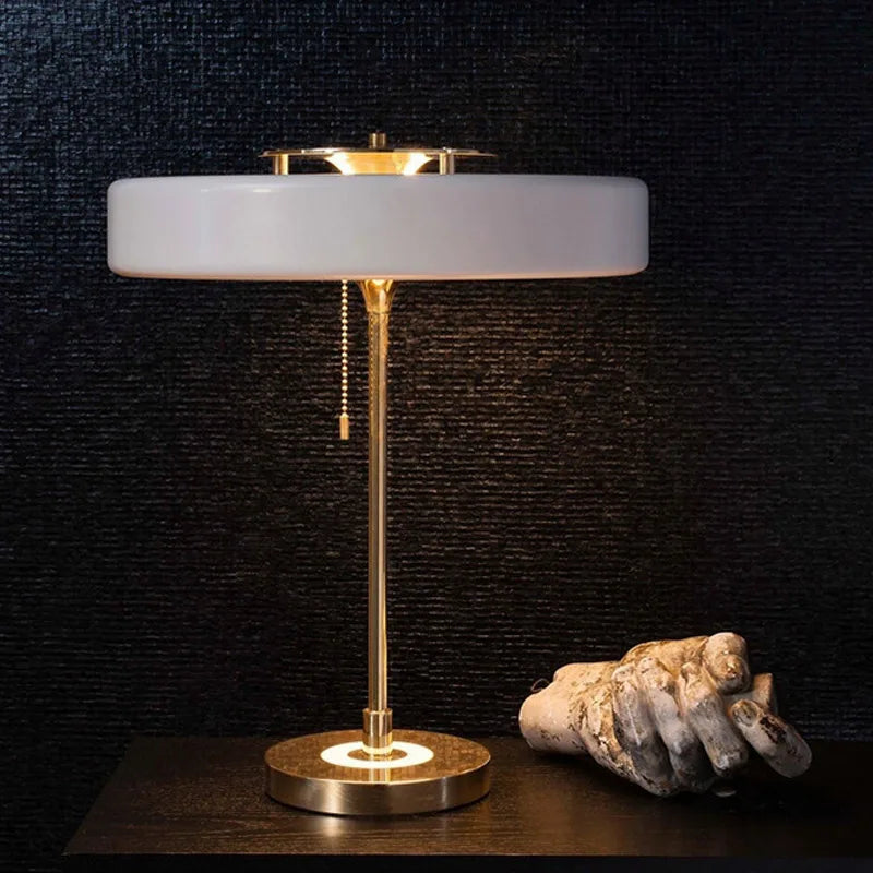 Nordic Bedside Lamp Pull Wire
