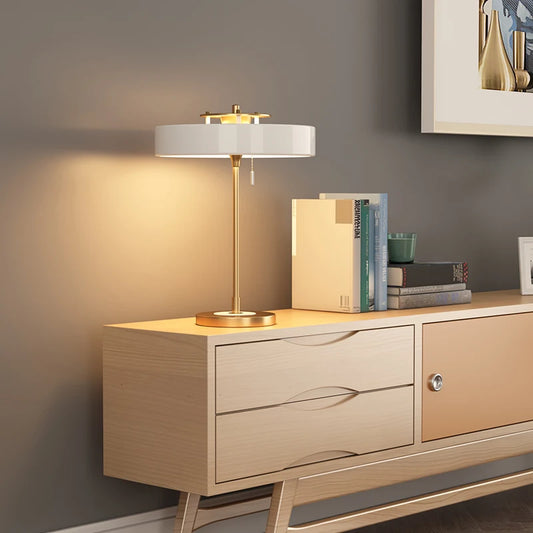 Nordic Simple Personality Bedroom Bedside Lamp Pull Wire Postmodern Fashion Light Designer Creative Light Living Room Study