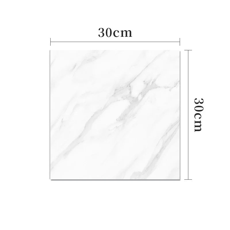 10-50Pcs PVC Marble Wall Stickers Self-Adhesive Thickened Tile Sticker