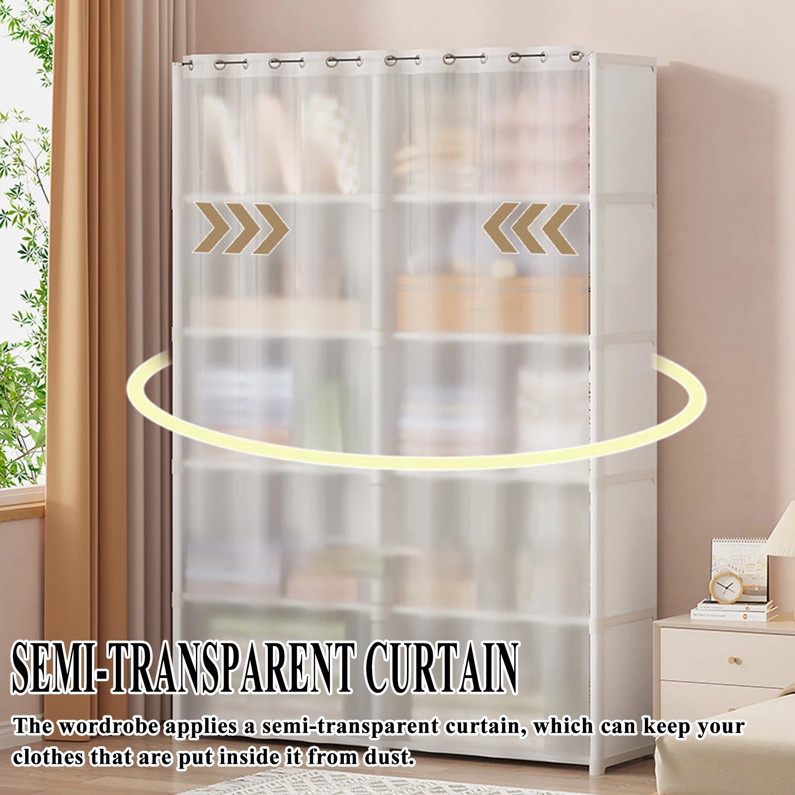 6 Layers Dust proof Wardrobe Closet Storage