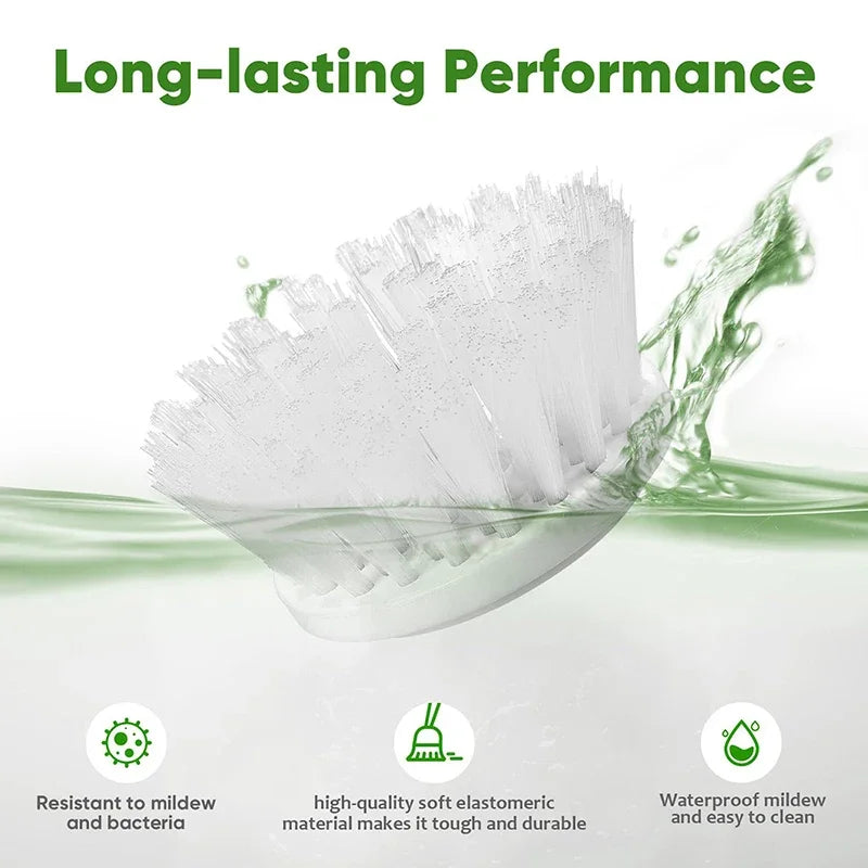 Electric Spin Scrubber Bathroom Cleaning Brush Power Scrubber with 5 Replaceable Brush Heads Electric Cleaning Brush