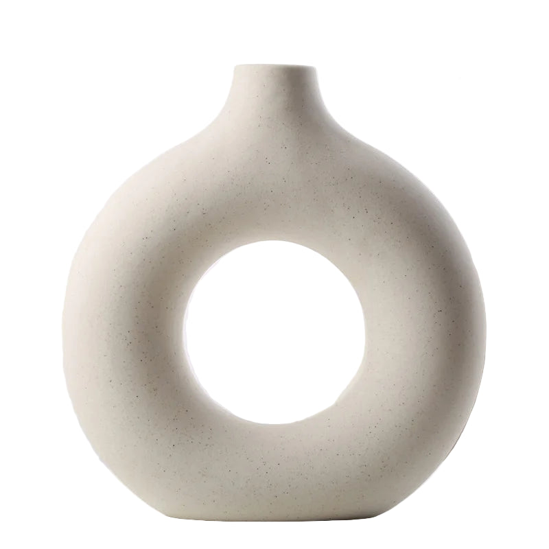 NEW! Circle Ceramic Vase Minimalist Decoration