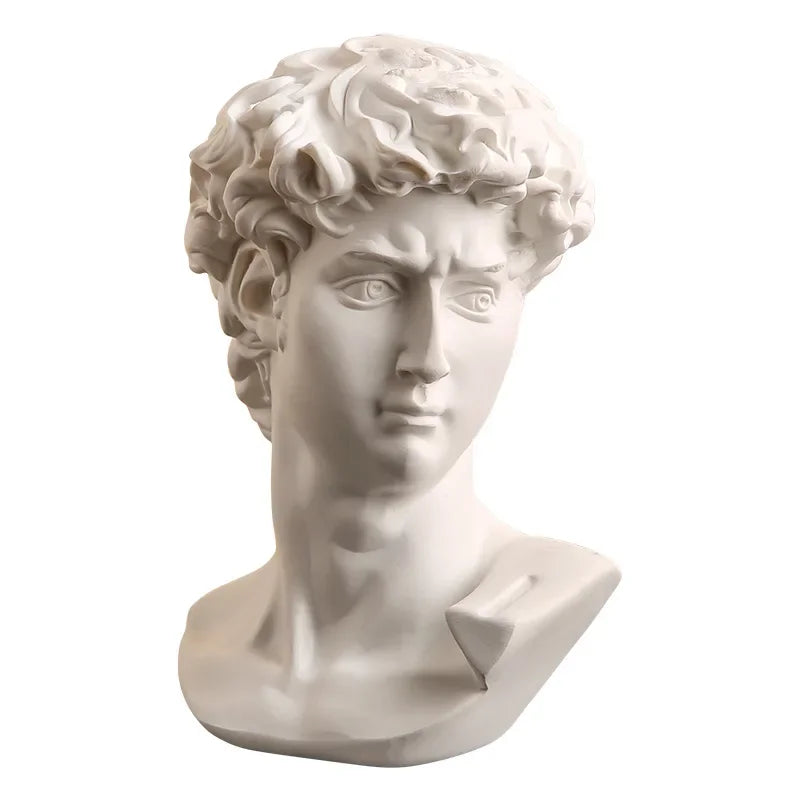 Greek and Roman Resin Head Bust Sculpture