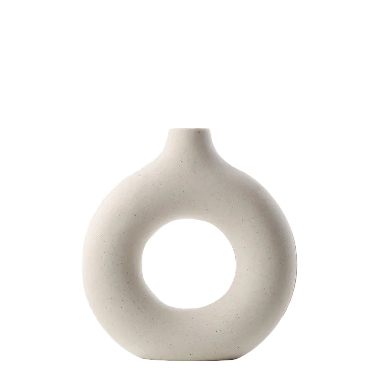 NEW! Circle Ceramic Vase Minimalist Decoration